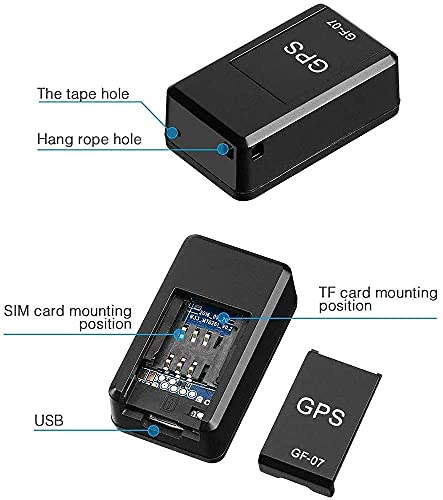 GPS Tracker for Vehicles, Mini Magnetic GPS Real time Car Locator, Full USA Coverage, No Monthly Fee, Long Standby GSM SIM...
