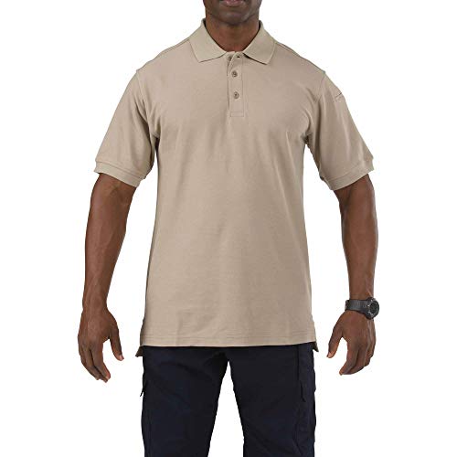 5.11 Tactical Utility Short Sleeve Polo Shirt, Poly-Cotton Fabric, Wrinkle Resistant, Style 41180