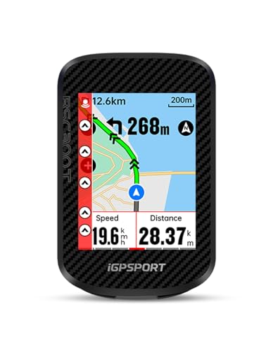 iGPSPORT BSC300T Wireless Bike Computer GPS, Touchscreen Offline MAP Navigation Off Course Warning Compatible with Insta 3...