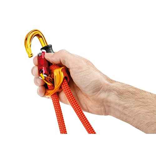 Petzl Sm'D Carabiner - Versatile, Lightweight, Compact, D-Shaped Locking Carabiner for Rock and Ice Climbing