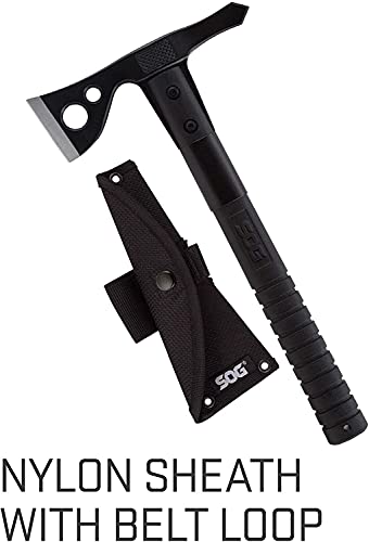 SOG FastHawk- Lighter, Faster, Agile Throwing Hatchet, Versatile Survival Tactical Axe for Competition Throwing and Campin...