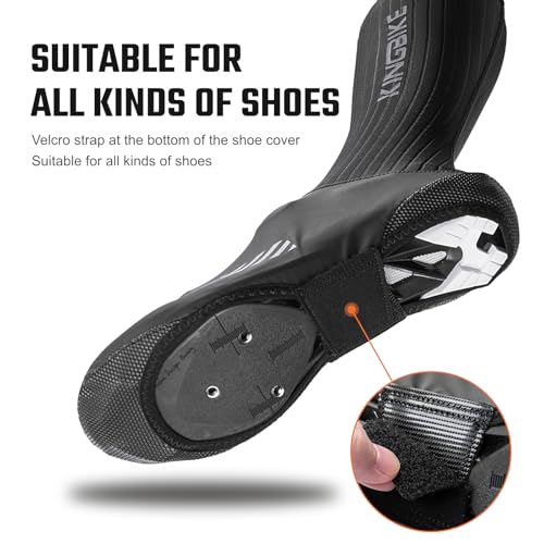 KINGBIKE Cycling Shoe Covers Overshoes Mountain/Road Bike Shoe Covers for Lock Shoes Protection Men Women