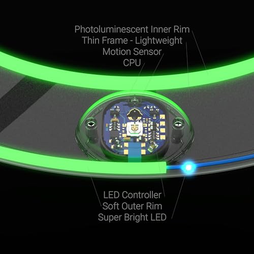 TOSY Flying Ring - 36 RGB Multicolor or 12 Monocolor LEDs, Super Bright, Lost Mode, Auto Light Up, Christmas Stocking Stuf...