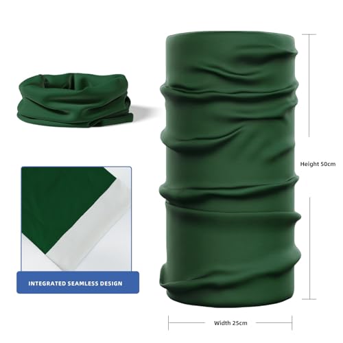 Solid Color Cooling Neck Gaiter Face Mask Lightweight Sun Protection Bandana Multifunctional Headwear Cycling Hiking Sports