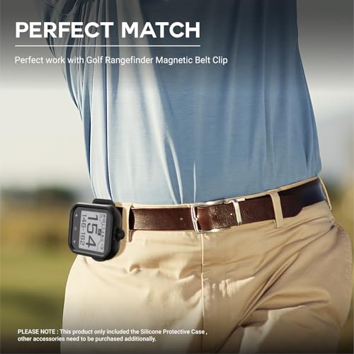 TUSITA Silicone Case Compatible with Bushnell Phantom 3 Handheld Golf GPS - Black