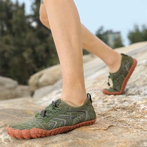 UBFEN Water Shoes Aqua Swim Shoes Mens Womens Beach Sports Quick Dry Barefoot for Boating Fishing Diving Surfing