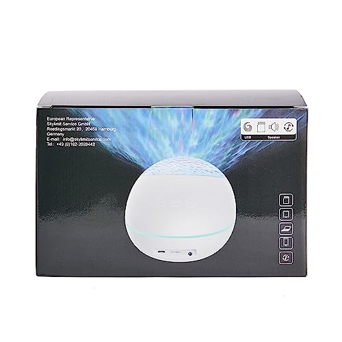 ONEFIRE Galaxy Projector, White Noise Night Light Projector for Bedroom, Bluetooth Music Ceiling Projector Room Lights, Remote Timer Galaxy Light Skyligh,Star Lights Projector for Kids Teen Girl Gifts