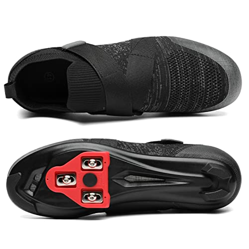 Unisex Cycling Shoes Compatible with Peloton Bike & SPD Indoor Road Riding Biking Bike Shoes with Delta Cleats Included fo...