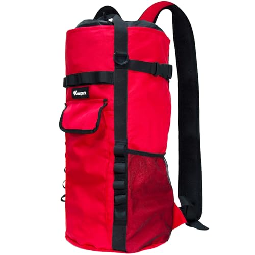 Keepark Rock Climbing Rope Storage Bag - Large Capacity Tree Rope Storage Backpack, Waterproof Oxford Outdoor Climbing Rop...
