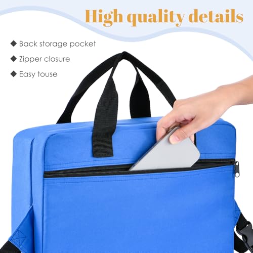 TOMSHOO Portable Stadium Seat Cushion with Backrest Waterproof Nylon Bleacher Cushion Ultralight Seat Padding with Back Su...