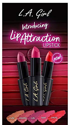 L.A. Girl Lip Attraction Lipstick, Nudie GLC581