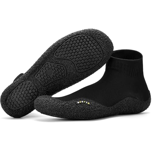 SUITSER Minimalist Barefoot Sock Shoes for Women and Men Lightweight Zero Drop Water Shoes Ultra-Portable and Multi-Purpos...