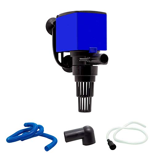 Aqua Dream 475 GPH Submersible Pump(1800L/H,25W) Quiet Internal Aquarium Powerhead Water Pump 3-in-1 Functionality Circula...