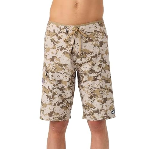 O'NEILL Men's Board Shorts 21 Inch Outseam GI Jack - Quick Dry Board Shorts Men's, Mens Board Shorts for Beach & Surfing