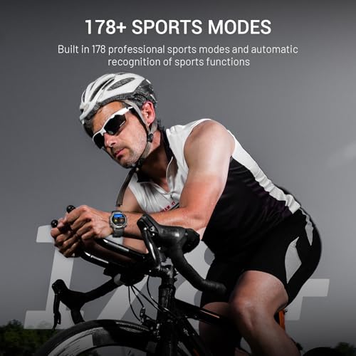 2026 AI Smart Watch with Standalone GPS & Offline Maps, 5ATM Waterproof, 1.43" AMOLED, 21-Day Battery, 178 Sports Modes, C...