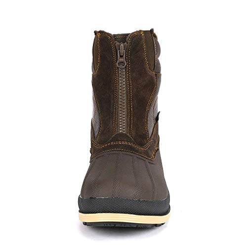 NORTIV 8 Men's Insulated Waterproof Winter Snow Boots Warm Outdoor Boots for Cold Weather