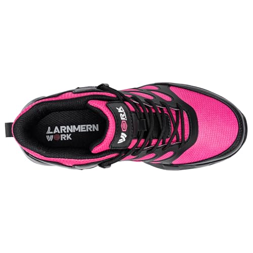 LARNMERN Non Slip Work Boots for Women Waterproof Food Service Chef Kitchen Restaurant Working Casual Comfortable Motorcyc...