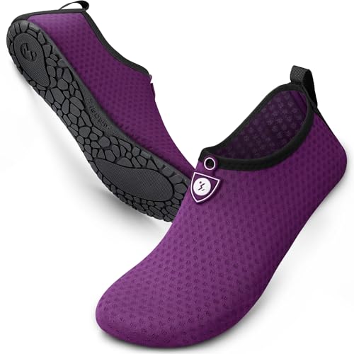 SIMARI Water Shoes for Women Men Swim Aqua Socks Beach Pool Essentials Barefoot Surf River Boat Kayak Sea Yoga Sand Exerci...