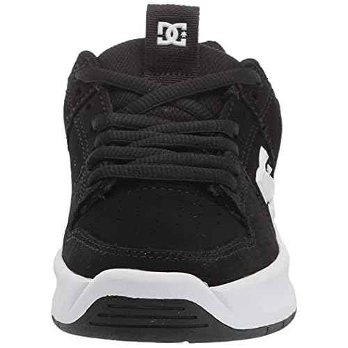 DC Men's Lynz Zero Low Top Casual Skate Shoe Sneaker, Black/White, 3.5