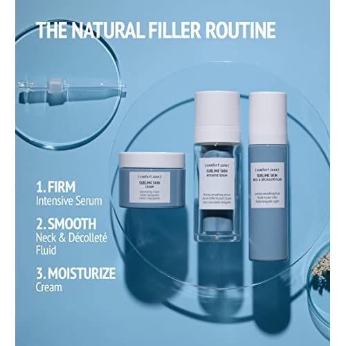 [ comfort zone ] Sublime Skin Neck & Decollete Fluid, Neck & Chest Firming Cream, Lightweight & Fast Absorbing, Ideal For Mature And Dry Skin, 2.02 Fl. Oz.