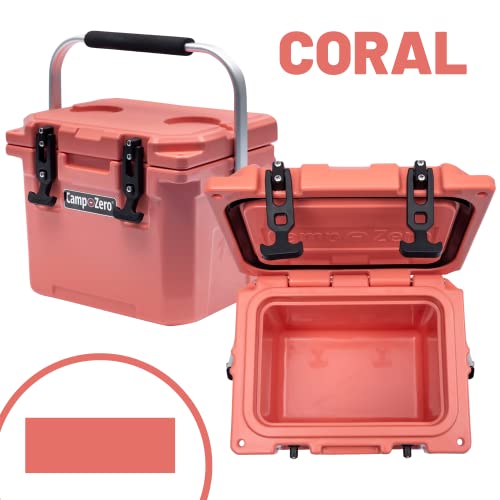 CAMP-ZERO 10L-10.6 Quart Portable Hard Cooler Ice Chest, Perfect for Drinks, Lunch, Beach, Picnics, Boating, Camping and T...