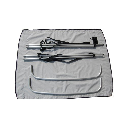Portable Bimini Top Cover Canopy for Inflatable Kayak Canoe Boat (2 Bow)