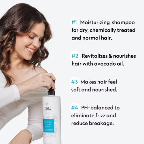 No Nothing Fragrance-Free Moisturizing Shampoo - Hypoallergenic, Unscented, Hydrating for Sensitive Scalp and Skin - Jumbo Size 33.8 fl oz