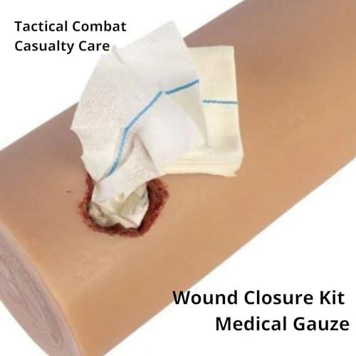 First Aid Advanced Quick Clotting Combat Gauze - Flexible Hemostatic Gauze - to Stop The Bleed kit Faster Wound Packing wi...