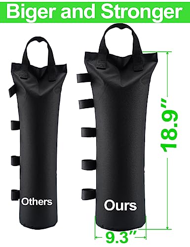 120LBS Extra Large Heavy Duty Canopy Weights Sand Bags for Ez Pop Up Canopy Tent Gazebo Outdoor Instant Sun Shelter Patio ...