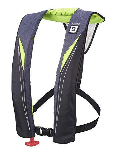 BLUESTORM Cirrus26 Inflatable PFD Life Jackets for Adults | US Coast Guard Approved Automatic Life Vest w/Manual Override ...