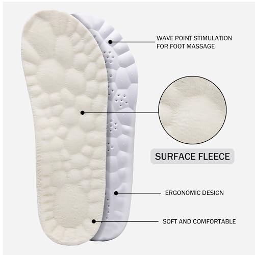 UUBARIS Bootie Slippers for Women Men Furry Warm House Sock Shoes For Indoor Outdoor Travel
