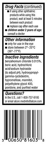 Alcon Pataday Once Daily Relief Extra Strength Relief, 2.5 mL (Pack of 2)