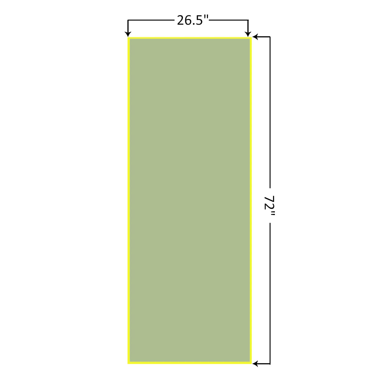 Eunzel Hot Yoga Towel Non Slip Yoga Mat Towel Non-Slip Sweat Absorbent Microfiber Towel for Hot Yoga, Pilates and Workout 72" x 26.5", Olive