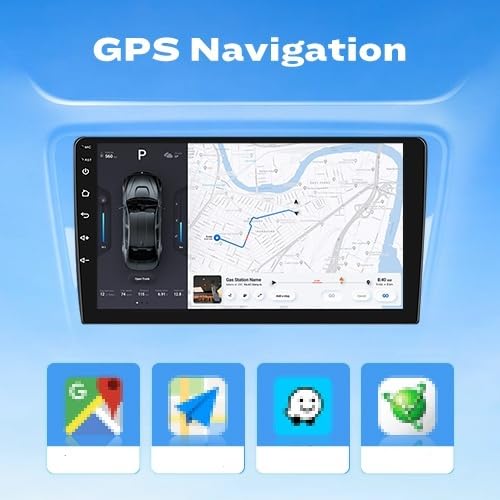 [2G+32G] 9" Carplay Android Auto Touchscreen Autoradio Car Stereo GPS Navigation FM Radio Head Unit WiFi Mirror Link Multi...