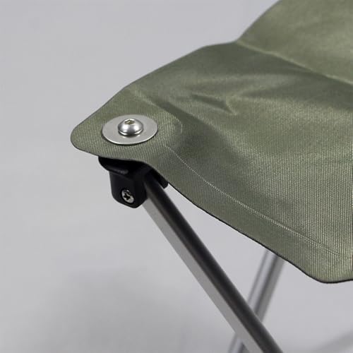 Aluminum Alloy Collapsible Square Stool, Folding Chair for Camping, Portable Folding Stool, Outdoor Collapsible Chairs, Da...
