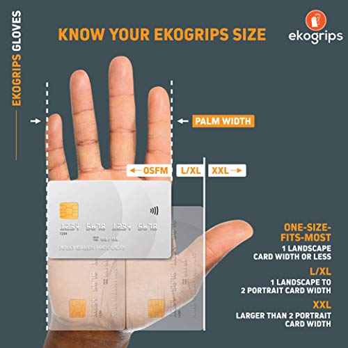 Jolly Green Products Ekogrips Premium Heat-Resistant BBQ Glove for Cooking and Meat Handling, Kitchen Oven Gloves, Firepla...