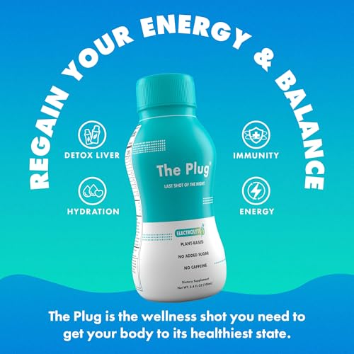 The Plug Liver Cleanse Detox & Repair Drink Electrolytes Organic Herbal Liquid Detoxify Body Plants Supplement Support Wei...