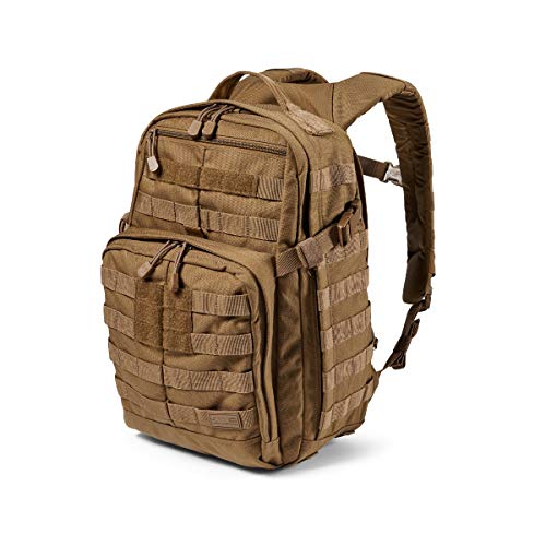 5.11 Tactical Backpack – Rush 12 2.0 – Military Molle Pack, CCW with Multiple Compartments, 24 Liter, Small, Style 56561, ...