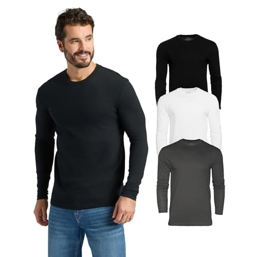 True Classic Long Sleeve Shirts for Men - Mens Long Sleeve Tee-Shirts, Henley Shirts for Men and Waffle-Knit Thermal T-Shirts