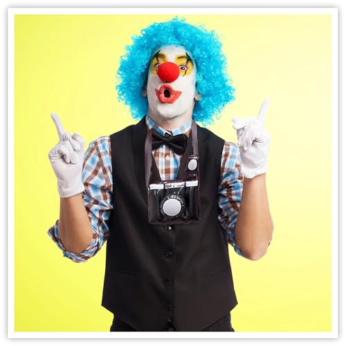 Inflatable Camara | Large Inflatable Clown Camera | Paparazzi & Photobooth Props | Oversized Camera Prop | Black/Silver | ...