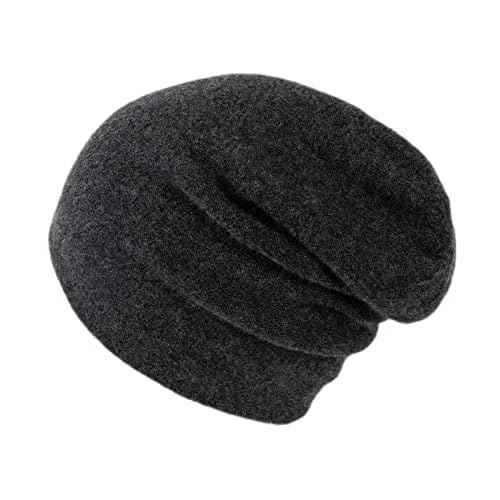 Villand 100% Cashmere Beanie for Women and Men with Gift Box, Oversized Soft Knitted Hat, Double-Layered Cashmere Ski Cap