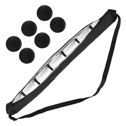 Sinbana Golf Beer Sleeve, 90x8cm/6.5x6.5cm Insulated Beverage Holder for Golf Bags with Ice Template Beer Can Cooler Drink...