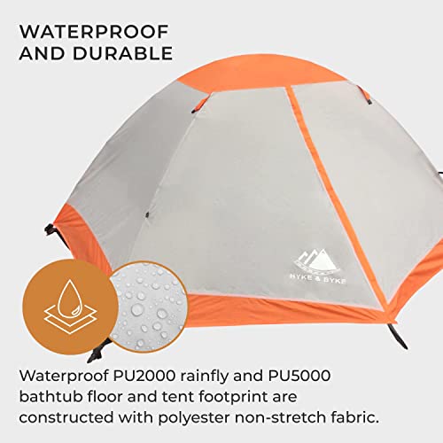 Hyke & Byke Yosemite Hiking & Backpacking Tent - 3 Season Ultralight, Waterproof Tent for Camping w/Rain Fly and Footprint...