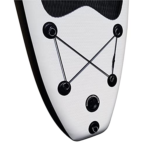 Atom Surf – 10’ 6” Inflatable Stand Up Paddle Board Package with SUP Accessories & Carry Bag for Youth & Adults