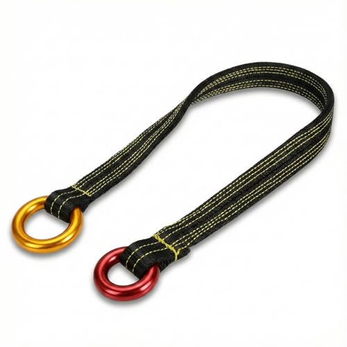 Feiyagoo Tree Arborist Friction Saver Tree Climbing Cambium Saver Loop Belt Sling Retrievable Anchor 35.4 inch/43 inch