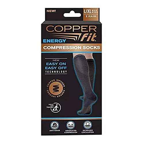 Copper Fit Unisex Compression Sock, Choose Size and Quantity