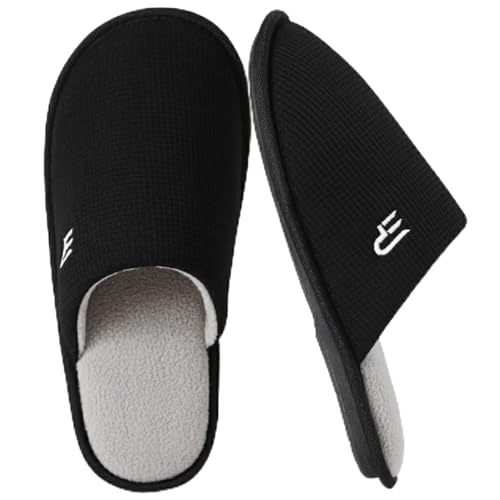 Takeaslip Mens Memory Foam Slippers Lightweight House Shoes for Indoor Outdoor Travel