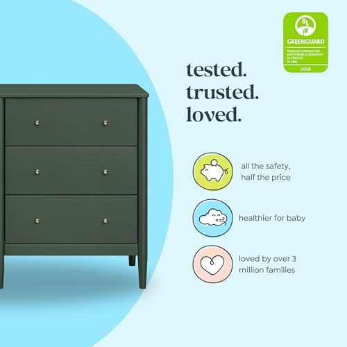DaVinci Frem 6-Drawer Dresser in Forest Green