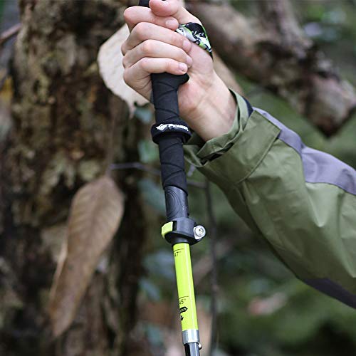 Hiking Poles 7001 Super-Hard Aluminum, Carbon Fiber Trekking Poles Lightweight Collapsible Folding Walking Sticks Included...