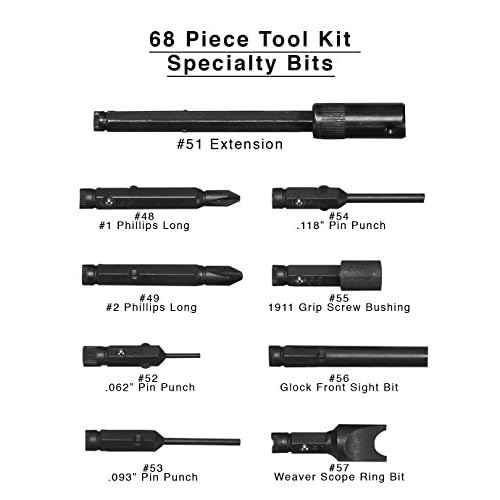Lyman Master Gunsmith Multi Tool Kit Includes Hex Torx Flathead Phillips and Specialty Bits